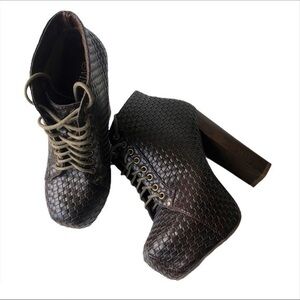 Brown Boot Platform Vintage